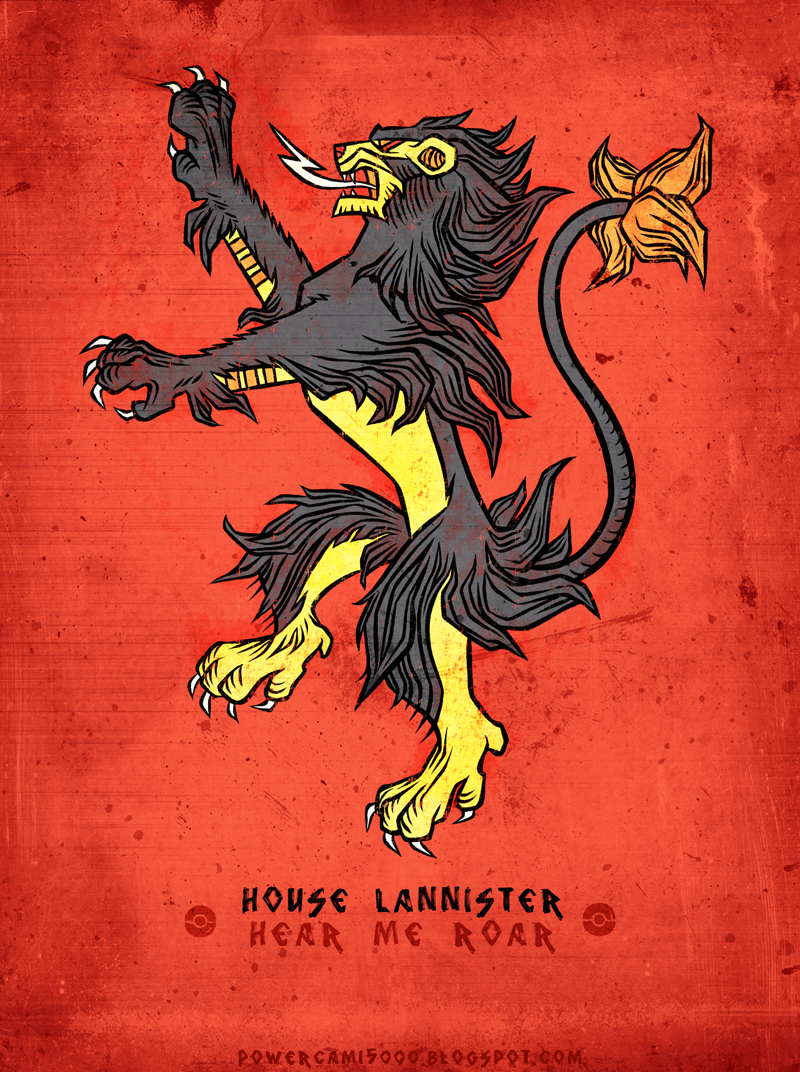 Illustration for article titled If The Game of Throne House Sigils Were Reimagined As Pokémon